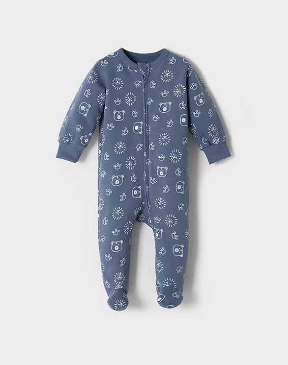 Pijama Cascabel Niño Azul Estampado